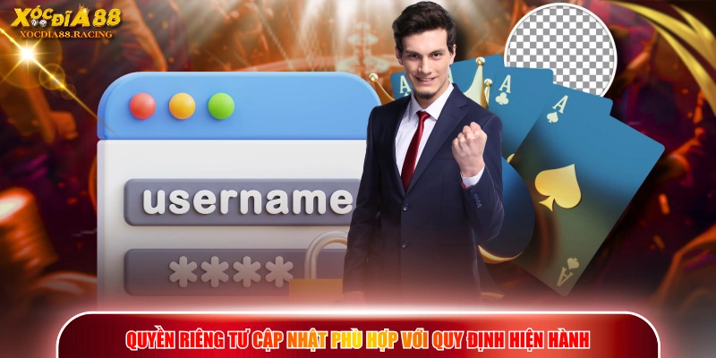 Quyền Riêng Tư - Quy Định Bảo Vệ Dữ Liệu Hội Viên XOCDIA88 3 Quyền riêng tư cập nhật phù hợp với quy định hiện hành